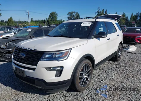 2018 Ford Explorer Sport from USA, damaged, VIN 1FM5K8GT2JGA78587